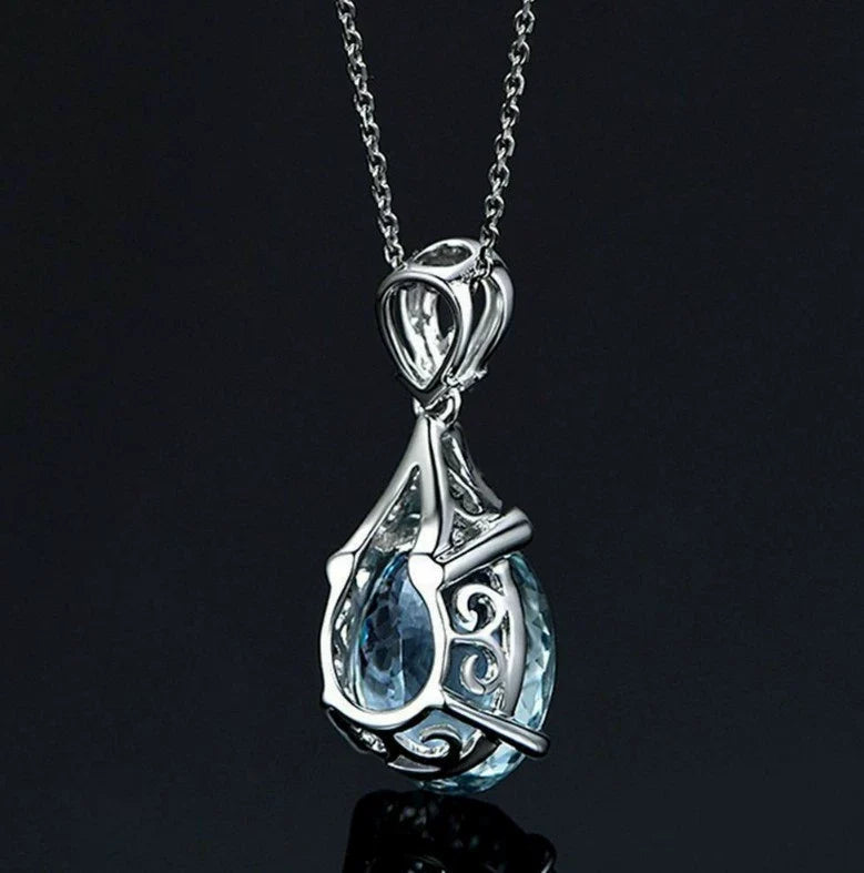 Diamond-Studded Colored Gemstone Necklace