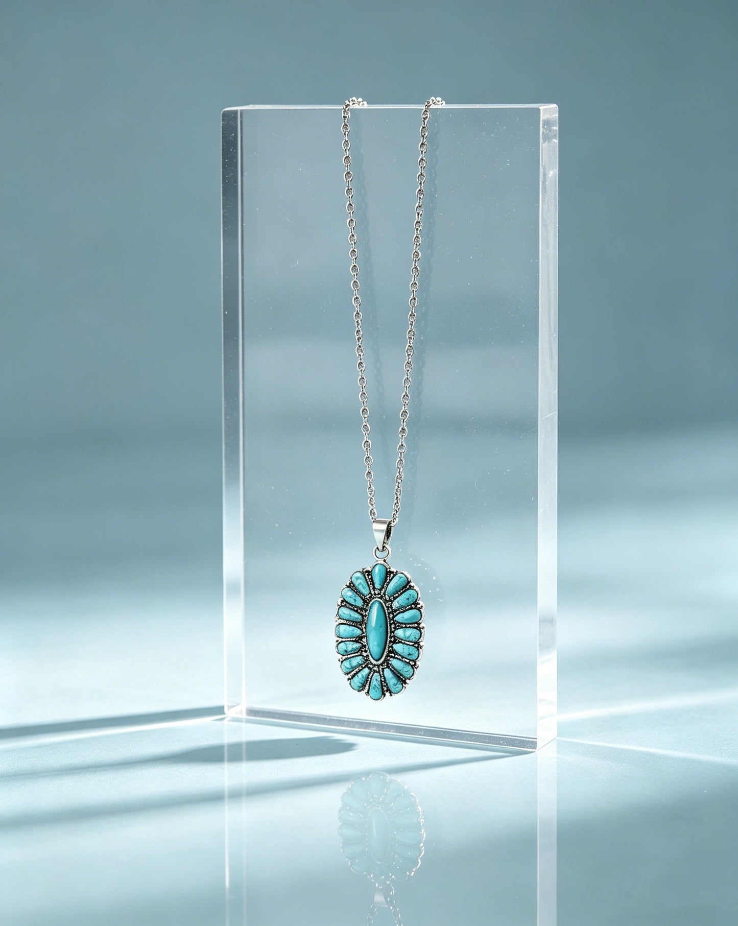 National Style Turquoise Necklace