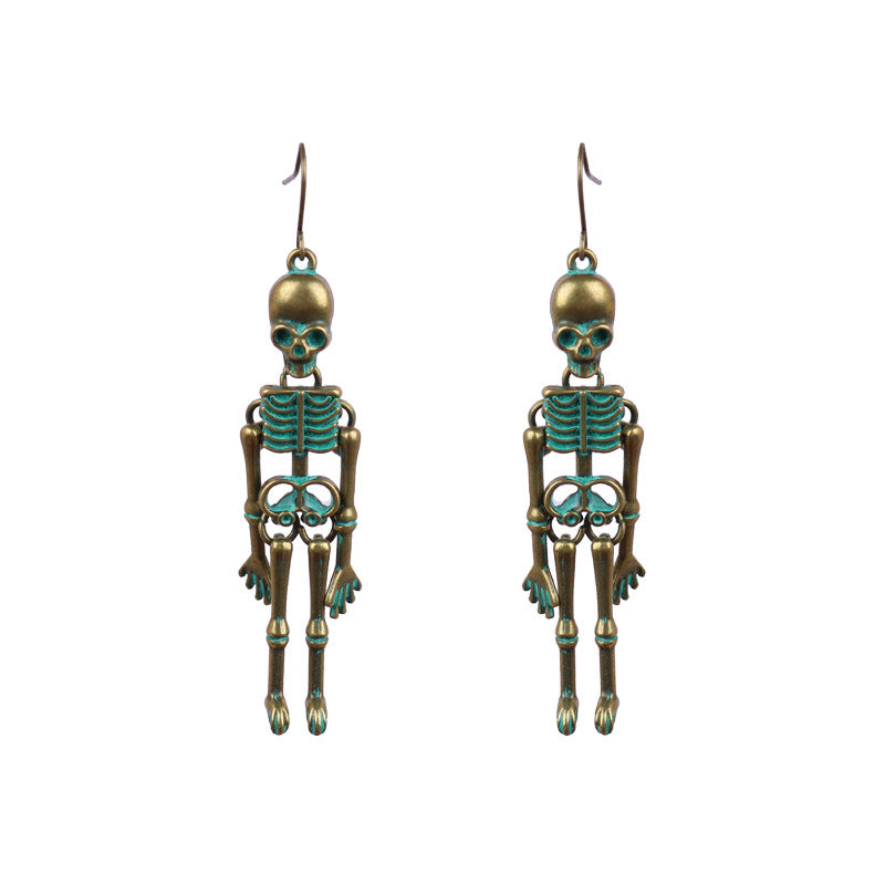 Halloween Punk-style Skull Earrings