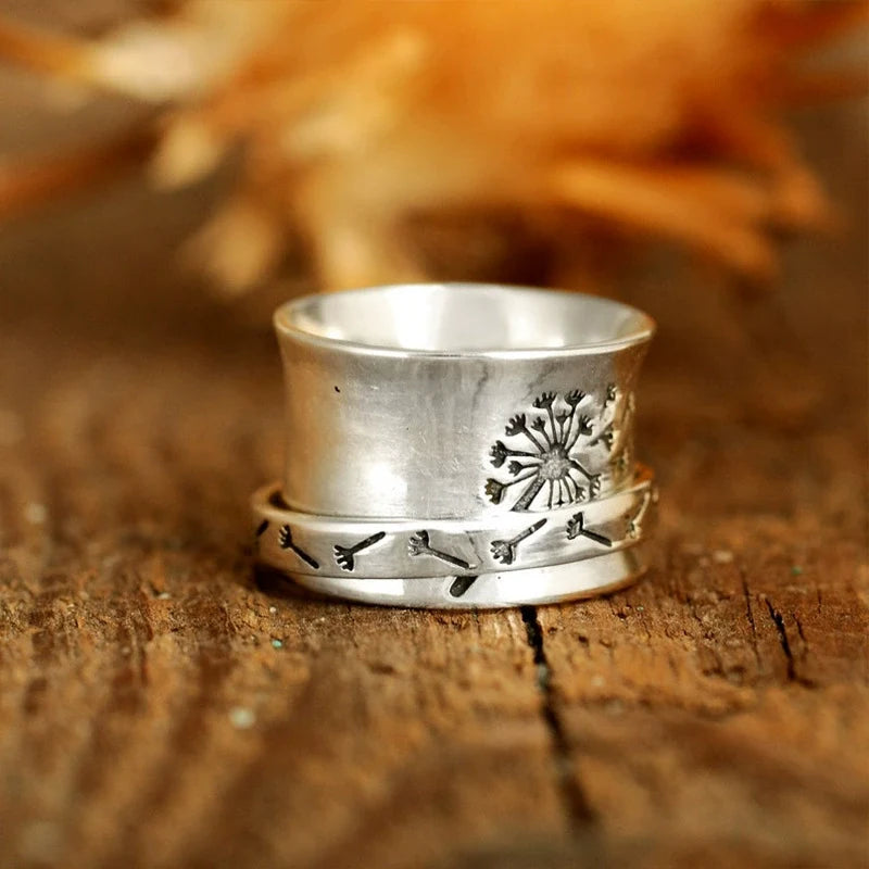 Dandelions Can Rotate Their Rings