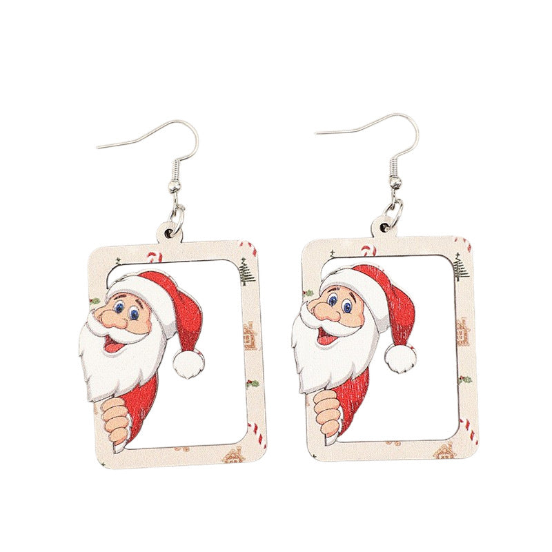 Santa Claus Has Arrived - Hollow Creativity Earrings