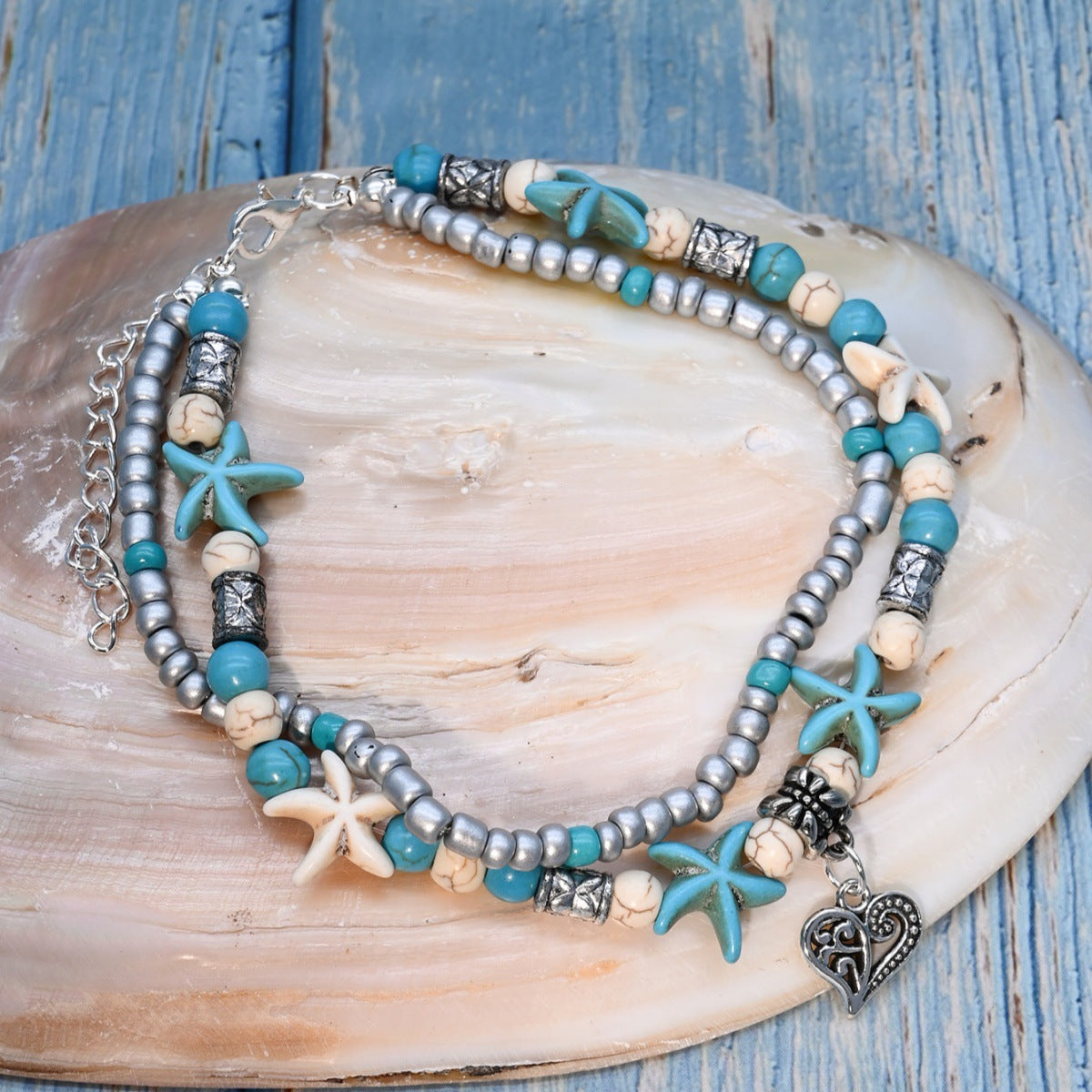 Boho Vacation Style Shell Anklet