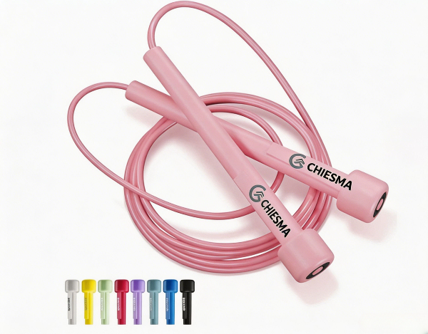 CHIESMA Tangle-Free Weighted Speed Jump Rope Adjustable Length for Fitness Crossfit Boxing Cardio Workout Training