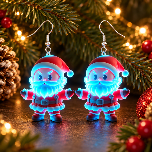 Christmas Santa Claus Party Creative Earrings