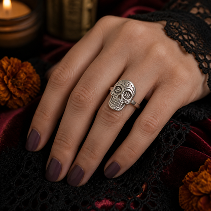【New Product】Retro Halloween Skull Ring