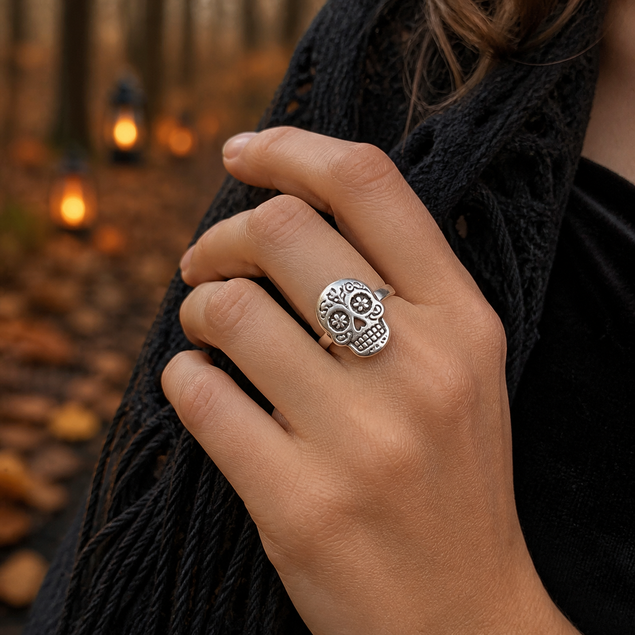 【New Product】Retro Halloween Skull Ring