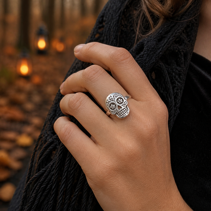 【New Product】Retro Halloween Skull Ring