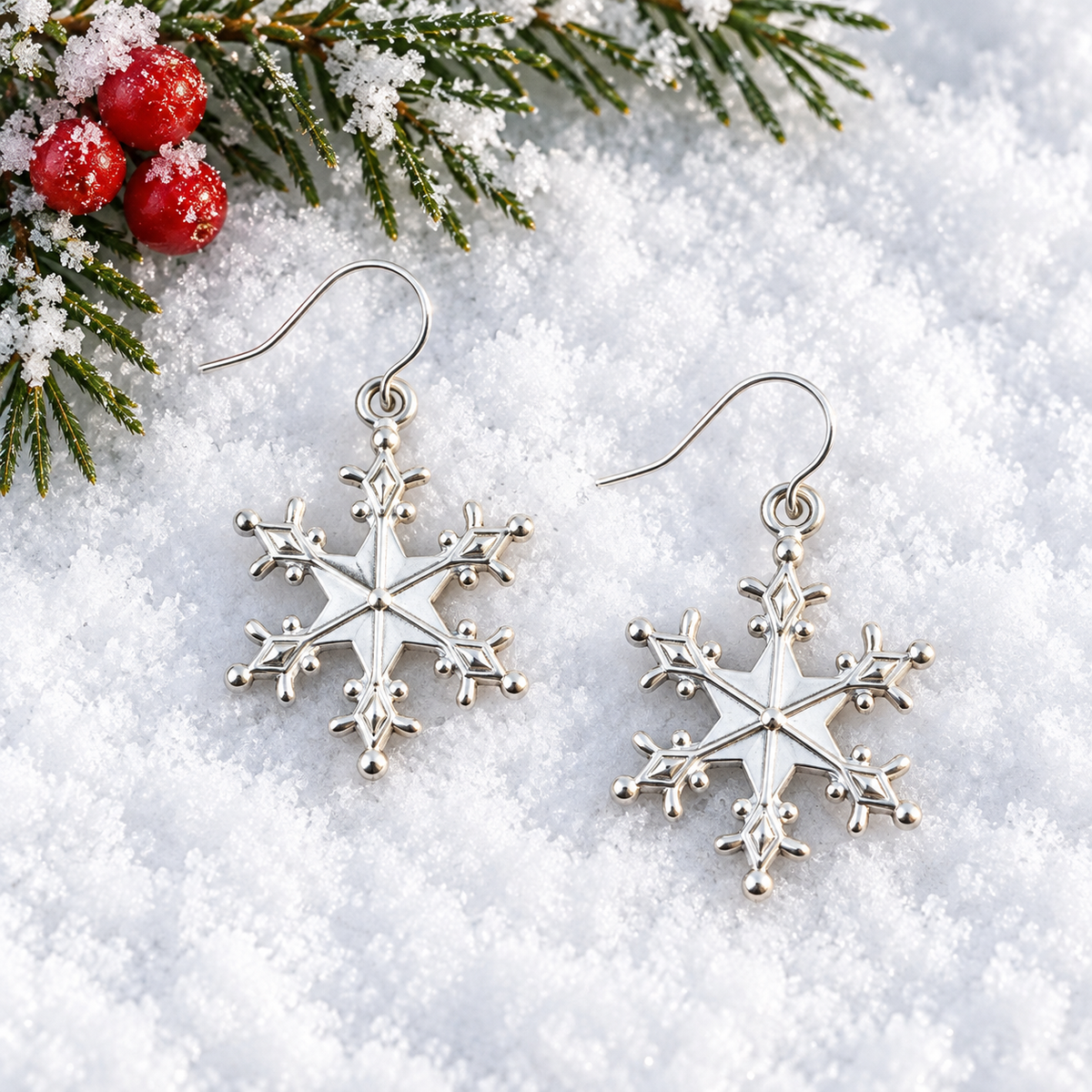 Christmas Gift - Snowflake Creative Earrings