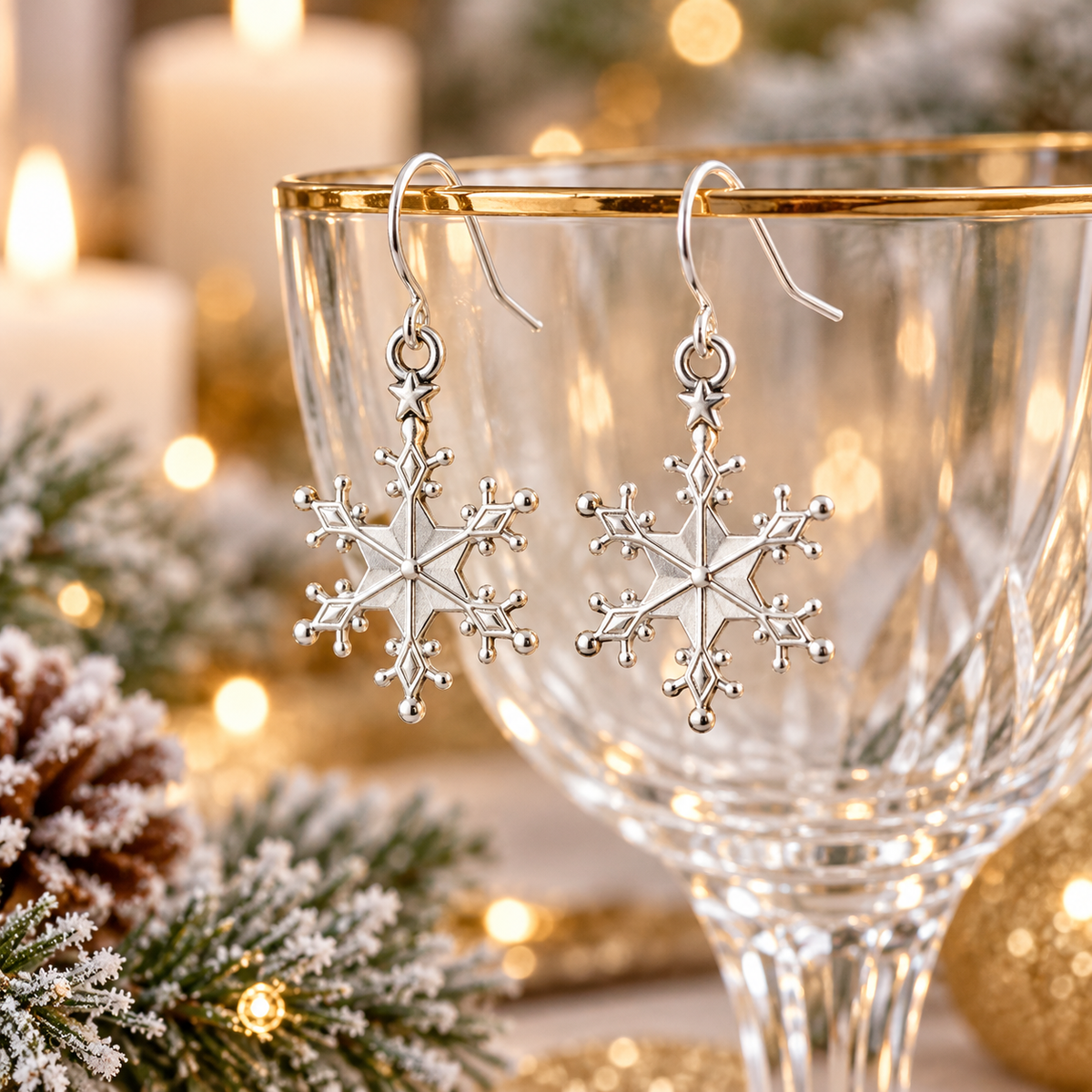 Christmas Gift - Snowflake Creative Earrings