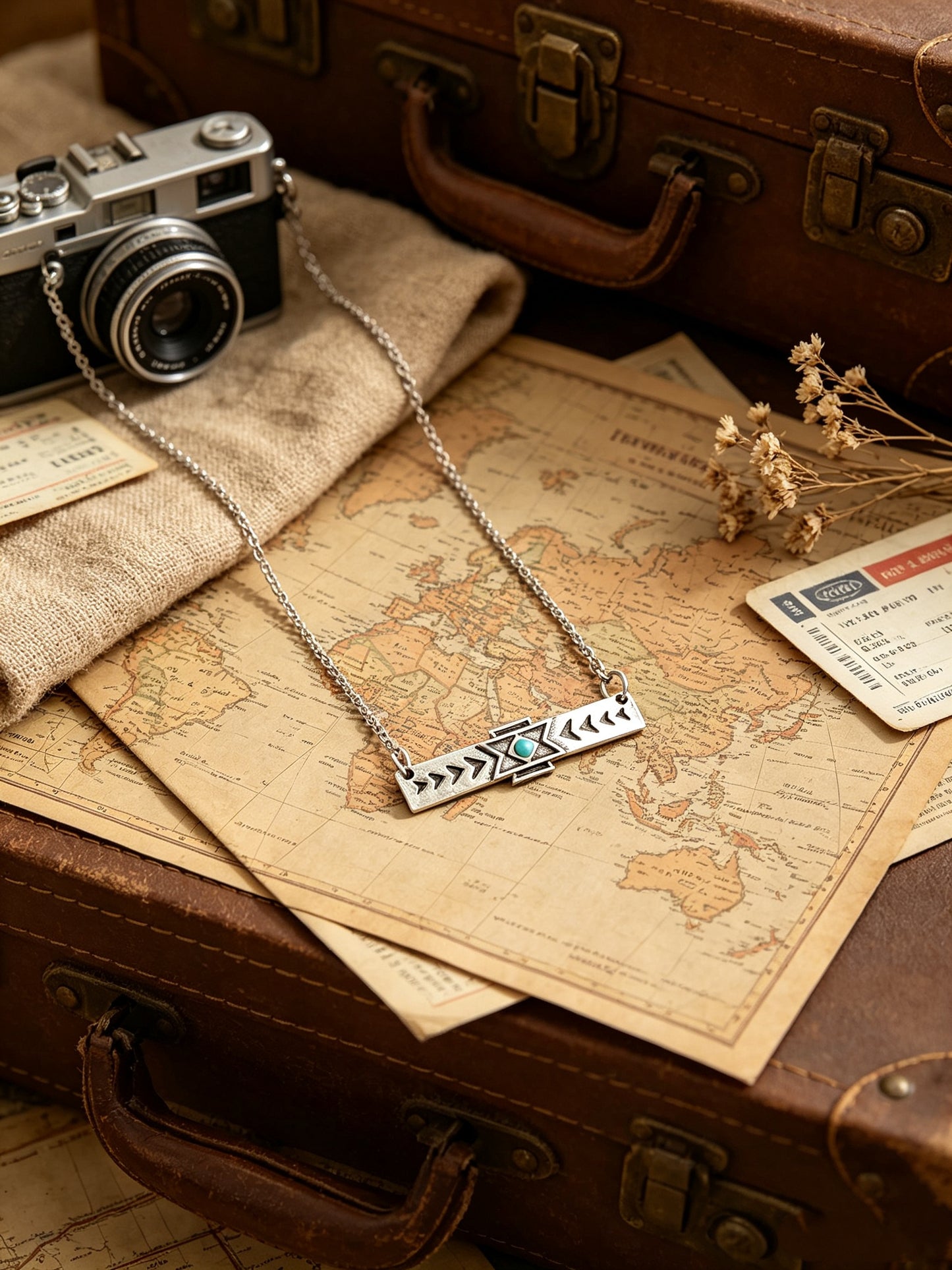 Single Arrow Pendant Necklace