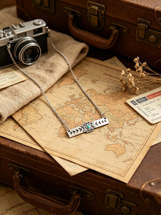 Single Arrow Pendant Necklace