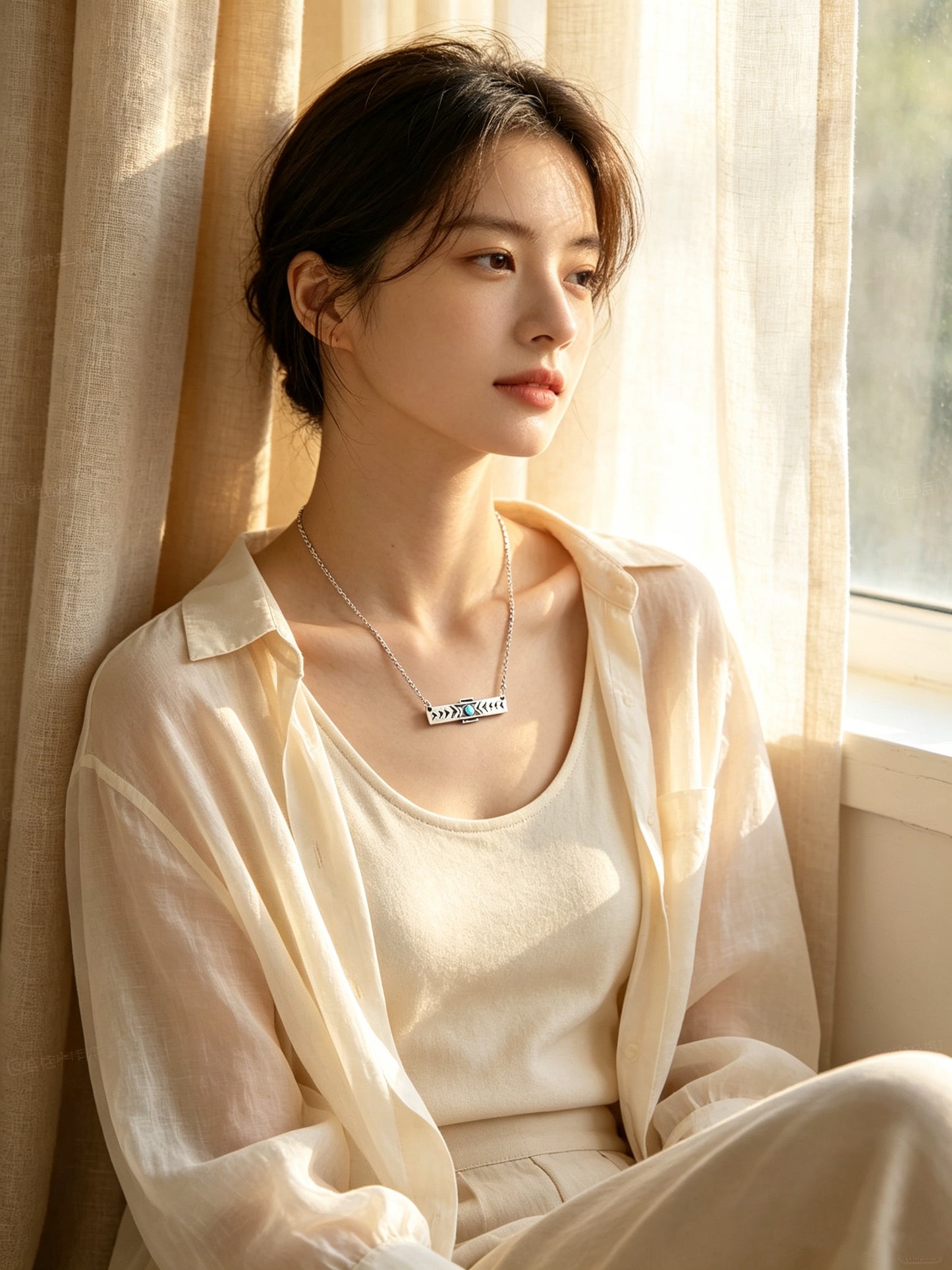 Single Arrow Pendant Necklace