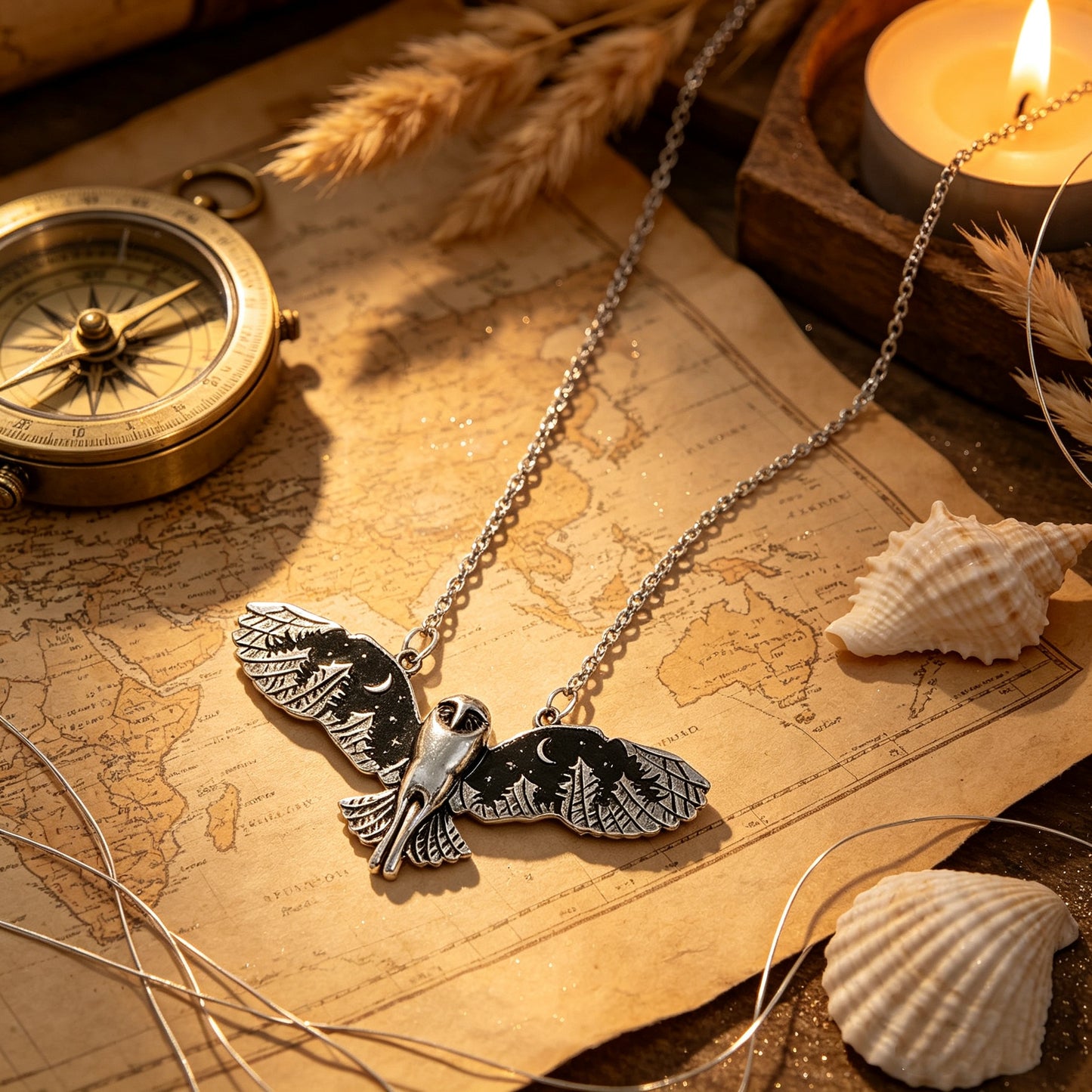 Retro Owl Necklace