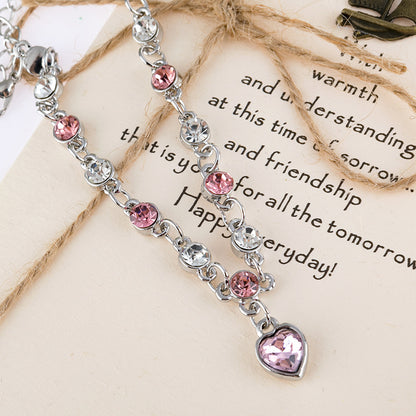 Ocean Heart Austrian Crystal Bracelet