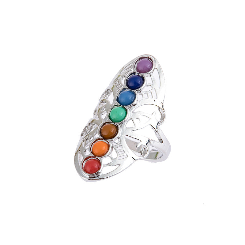 New Colorful Stone Ring
