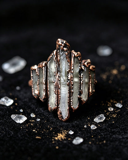 Irregular-Shaped Rock Bordering Ring