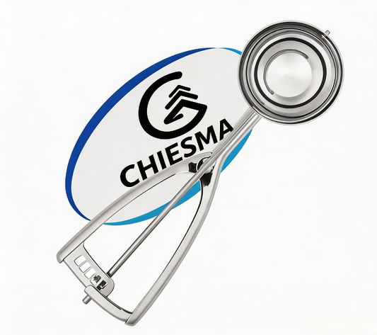 CHIESMA Easy Release Ice Cream Cookie Scoops Comfort Grip Handle for Cookie Dough Ice Cream Balls Melon Balls