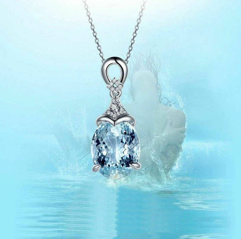 Diamond-Studded Colored Gemstone Necklace