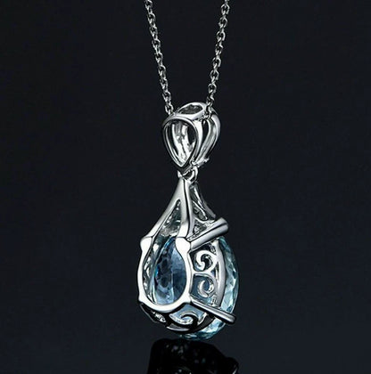 Diamond-Studded Colored Gemstone Necklace
