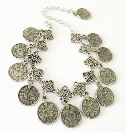 DIY Vintage-style Coin Anklet