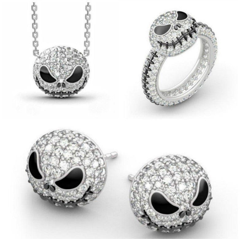 Diamond-Encrusted Skull Set