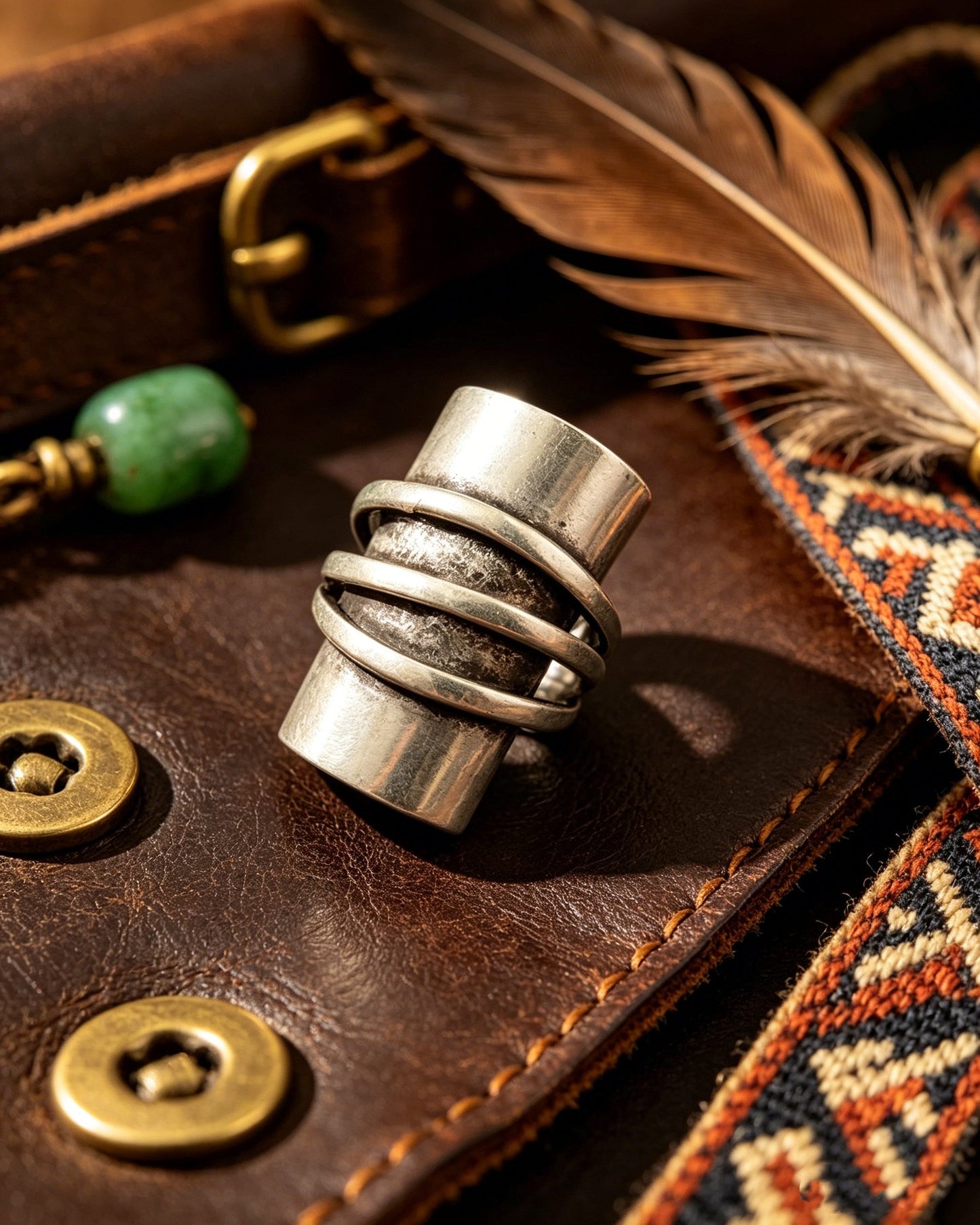 Exaggerated Circle Statement Ring