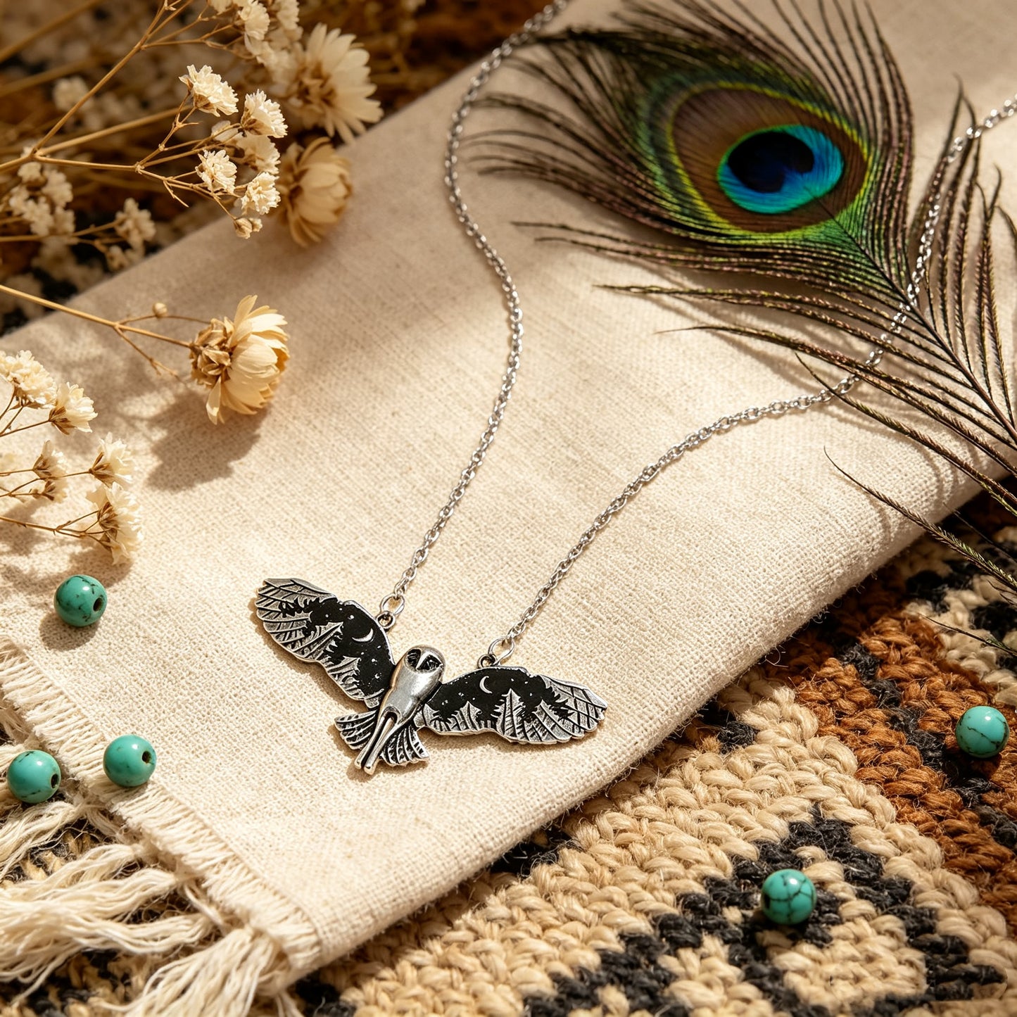 Retro Owl Necklace
