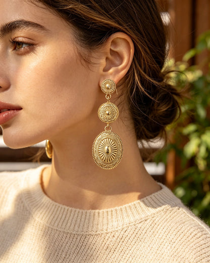 Retro Bohemian Pattern Earrings