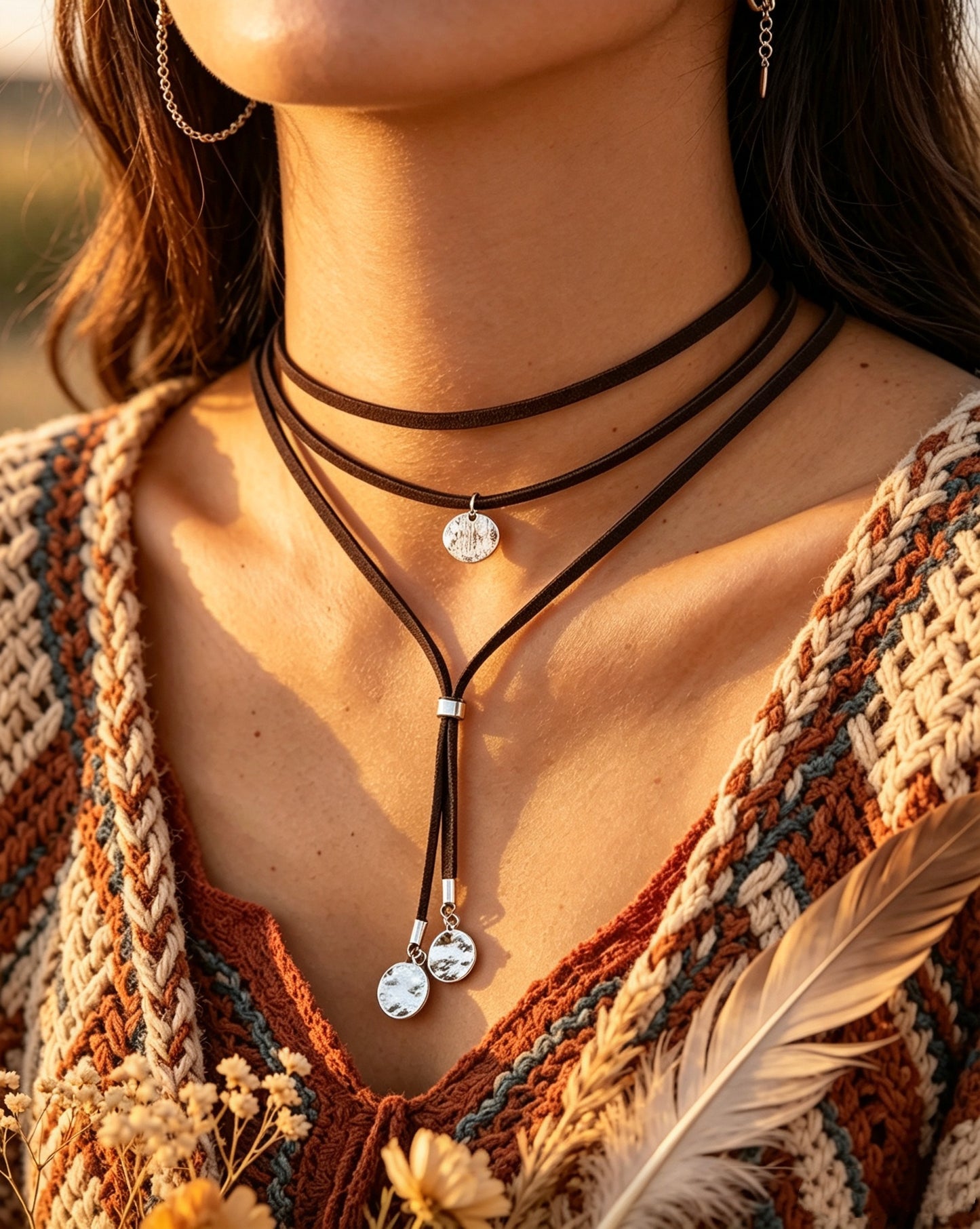 Simple Velvet Ribbon Necklace