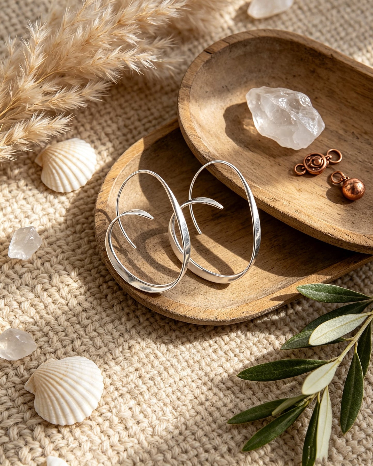Exaggerated Geometric Irregular Earrings