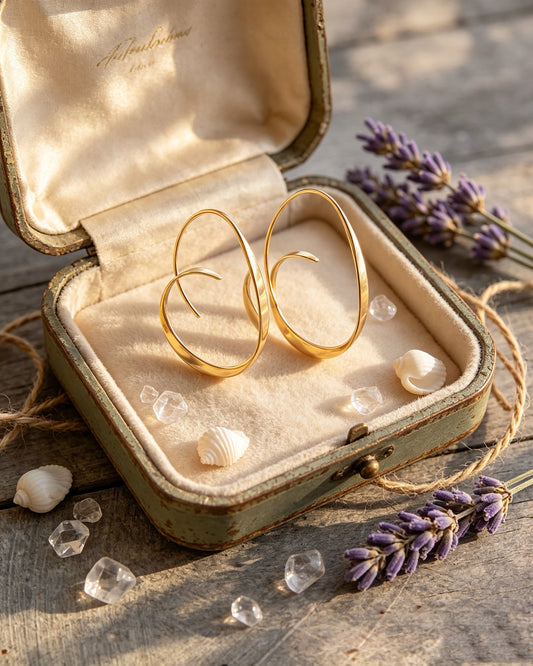 Exaggerated Geometric Irregular Earrings