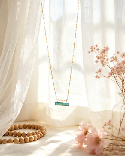 One-Piece Turquoise Necklace