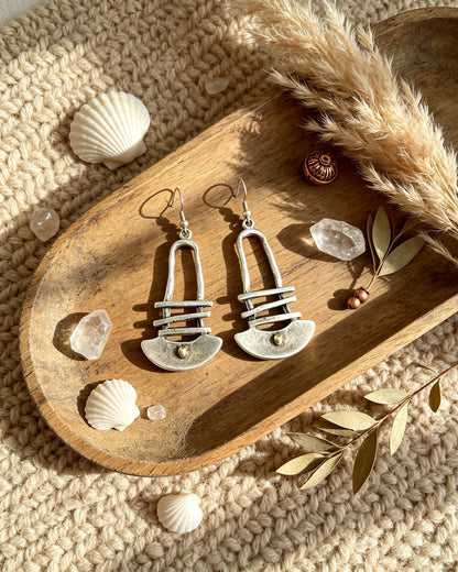 Staircase Geometric Earrings