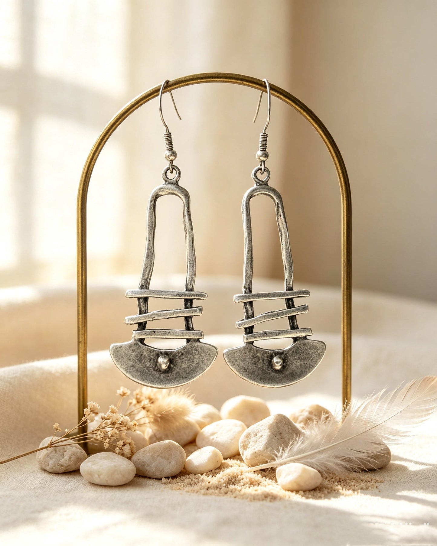 Staircase Geometric Earrings