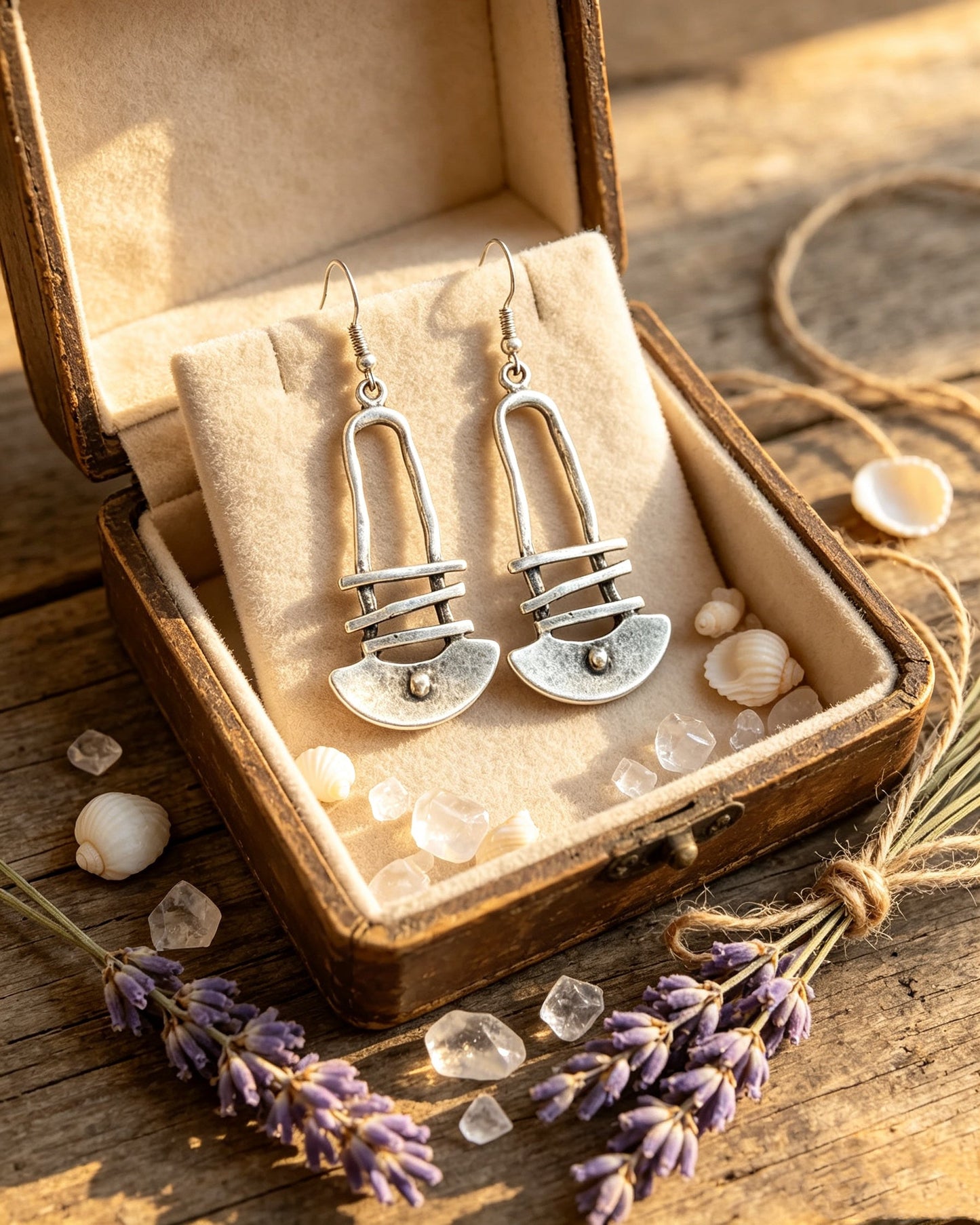 Staircase Geometric Earrings