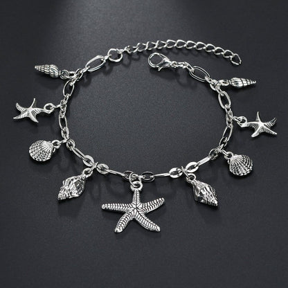 Classic Starfish Pendant Anklet