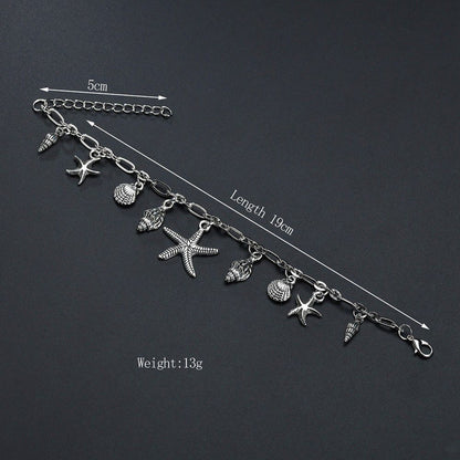 Classic Starfish Pendant Anklet