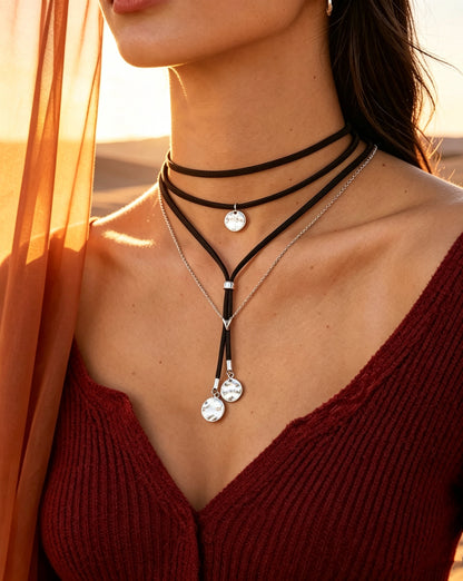 Simple Velvet Ribbon Necklace
