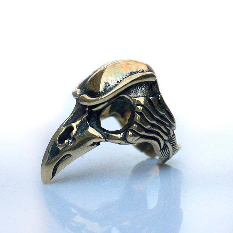【Halloween Decorations】Crow Skull 3D Ring