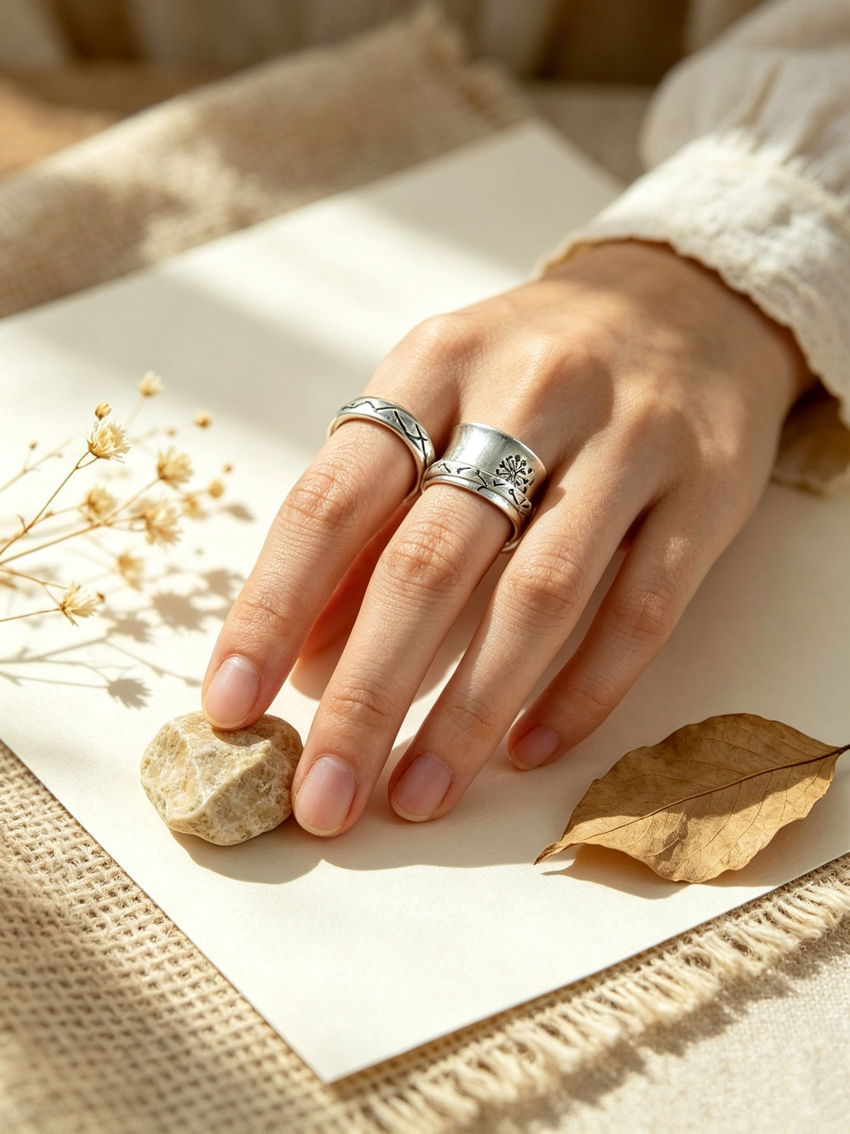 Dandelions Can Rotate Their Rings