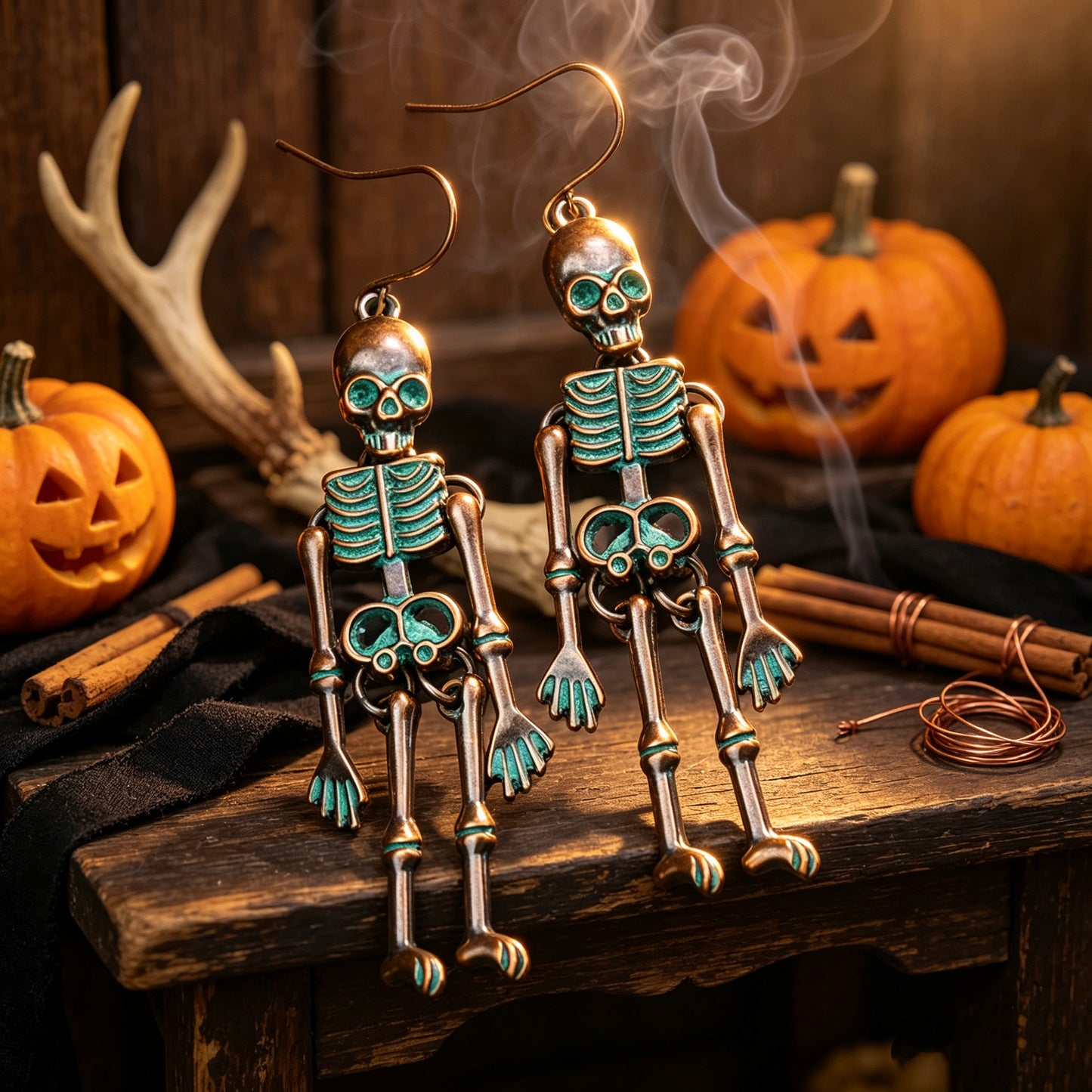 Halloween Punk-style Skull Earrings