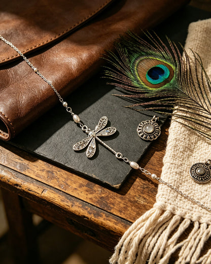 Stylish Dragonfly Anklet