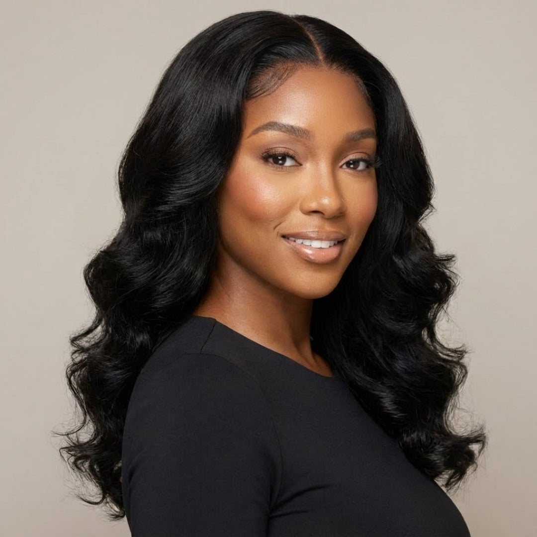 Chiesma Layered Loose Wave Glueless HD Lace Wig – Pre-Styled Ready-to-Wear