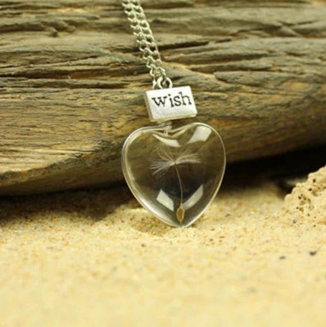 Dandelion Time Gem Necklace