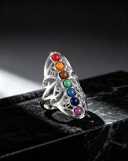 New Colorful Stone Ring