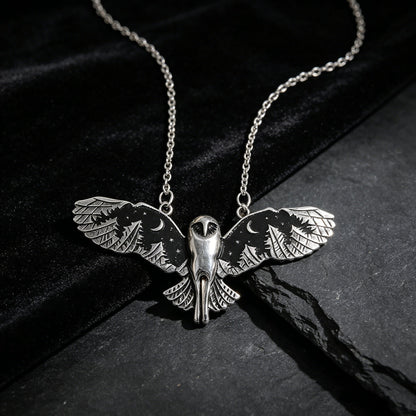 Retro Owl Necklace