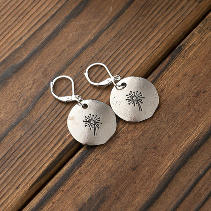 Simple Dandelion Earrings