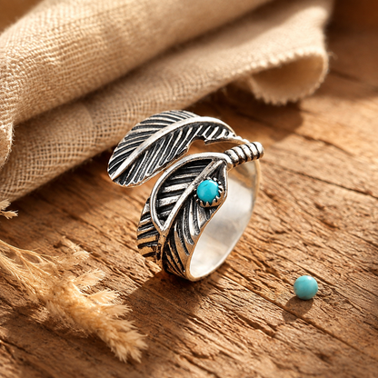 Making Antique Feather Gemstone Rings