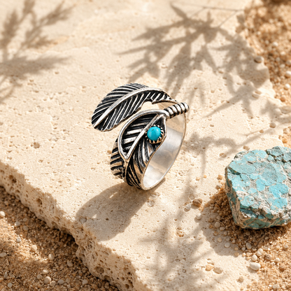 Making Antique Feather Gemstone Rings