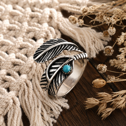 Making Antique Feather Gemstone Rings